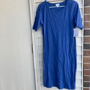 Light Indigo LuLaRoe Julia Dress Sz L